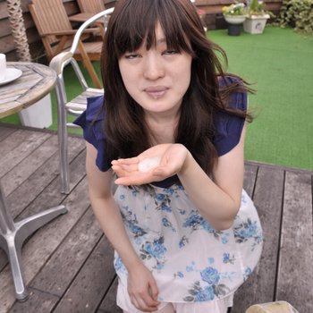 Cute Asian brunette Aki Tajima after tea in a cafe went home to the waiter for a fuck — 2